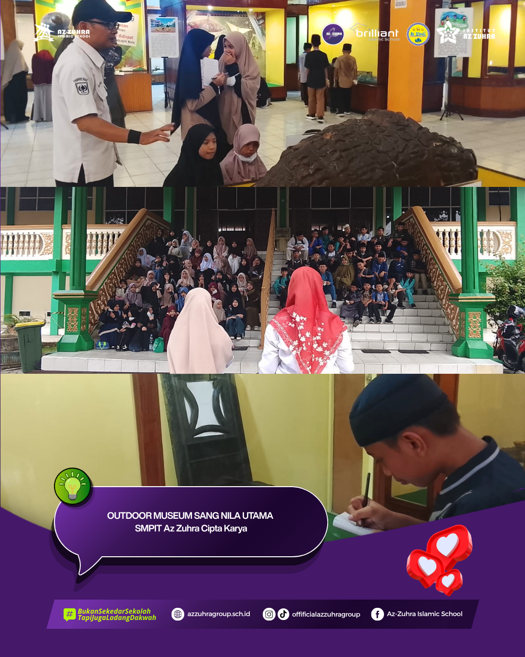 Museum Sang Nila Utama, Bukti peninggalan Sejarah Melayu Riau yang pernah berjaya pada masanya (Kegiatan Outdoor Edukasi SMP IT Az Zuhra Cipta Karya)