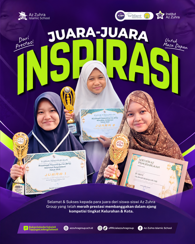 Bangga! Siswa-Siswi Az-Zuhra Islamic School Borong Prestasi di Tingkat Kelurahan dan Kecamatan Tahun 2026