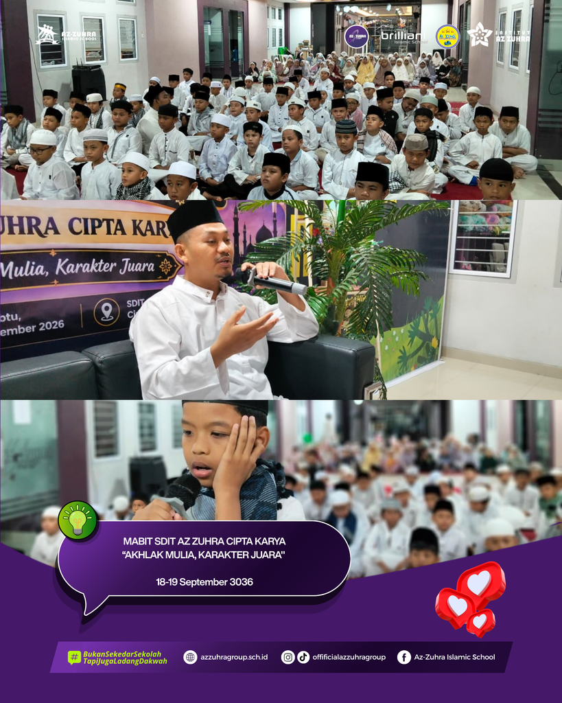 Membangun Generasi Rabbani, SDIT Az Zuhra Cipta Karya Gelar Mabit Berkemajuan dengan Tema “Akhlak Mulia, Karakter Juara”