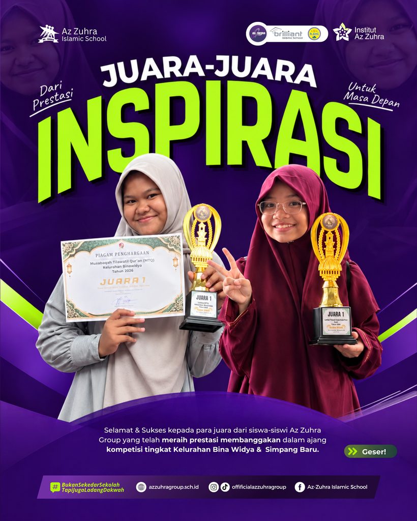 Mengukir Prestasi, Membangun Masa Depan: Siswa-Siswi Az-Zuhra Group Raih Juara di Ajang MTQ Kelurahan