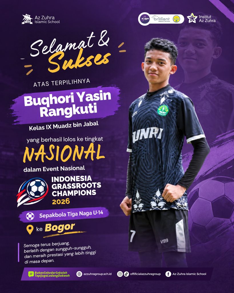 Siswa SMPIT Az-Zuhra Lolos ke Ajang Nasional Indonesia Grassroots Champions 2026